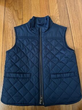 Boy’s Quilted Navy Vest Jacket